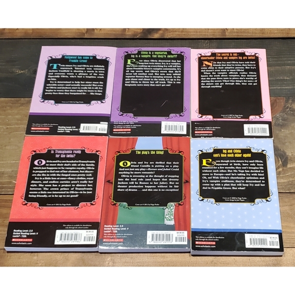 MY SISTER THE VAMPIRE Series Books by SIENNA MERCER Lot of 6 Vg Paperback - Picture 2 of 2